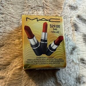 MAC Cosmetics Everyday Luxury Mini Lustreglass Lipstick Trio - Red Shades